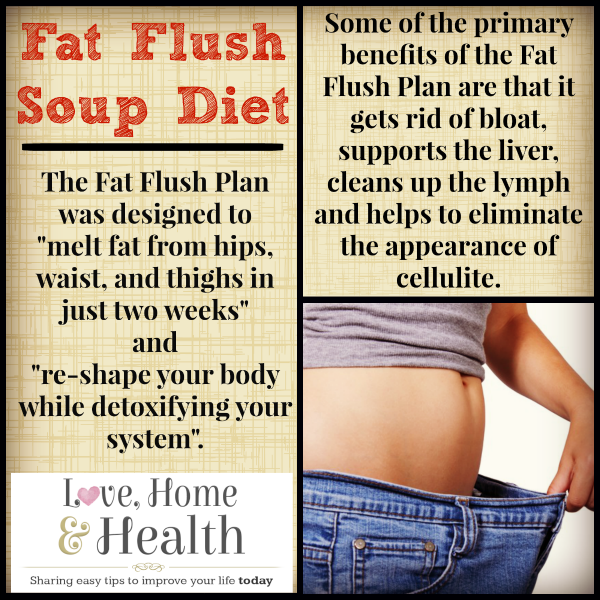 "Fat Flush Soup Diet - love, home and health"